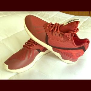 Adidas tubular running shoe
